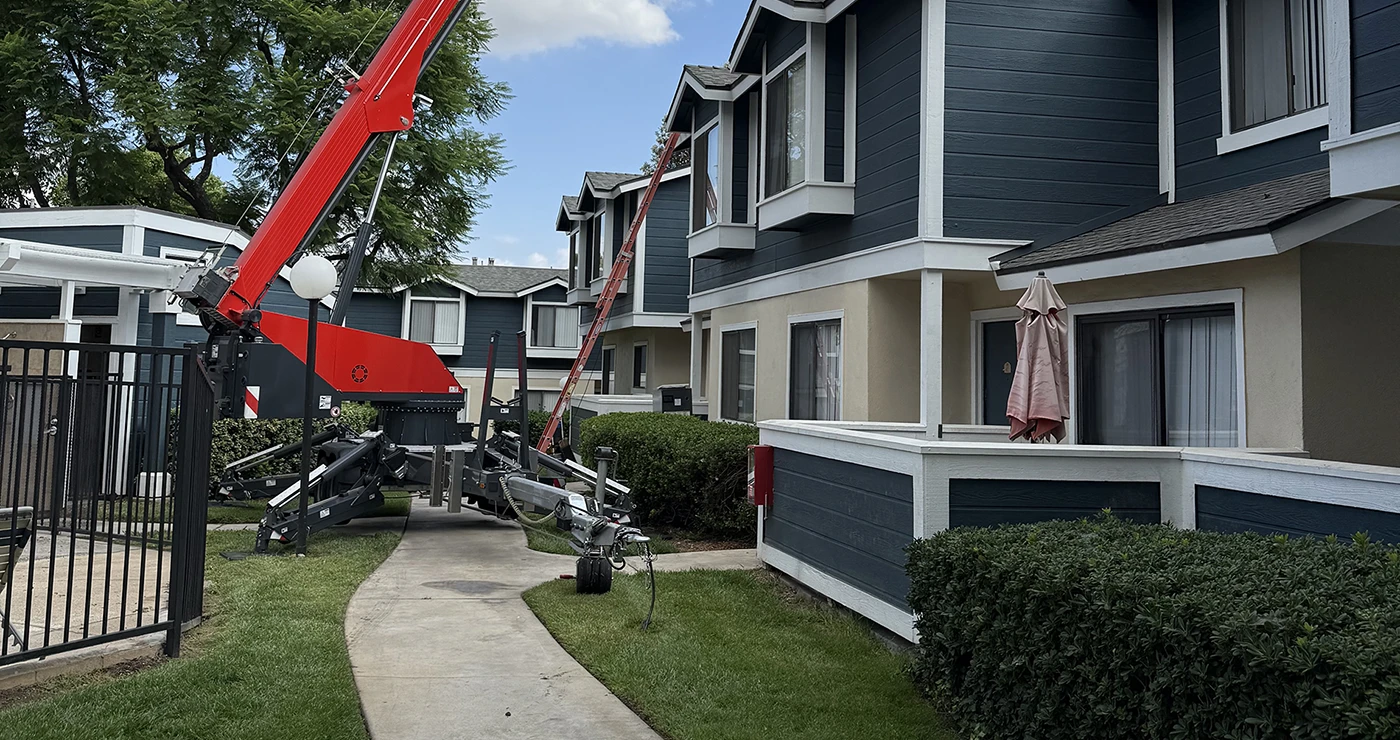 Residential Spas & Barbecues Crane Rental Services