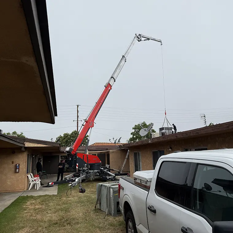 Fully Licensed Crane Rental Service in Rancho Cucamonga