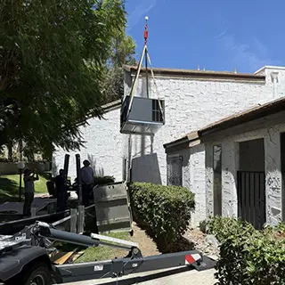 HVAC Lifts for Air Conditioners & Rooftop Units Redlands