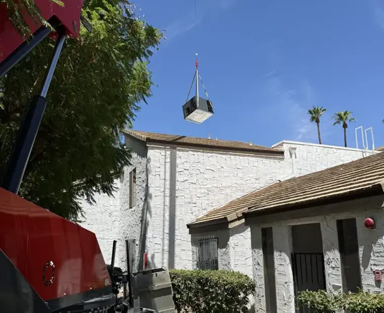 Best Crane Rental Services for HVAC Replacements Pomona