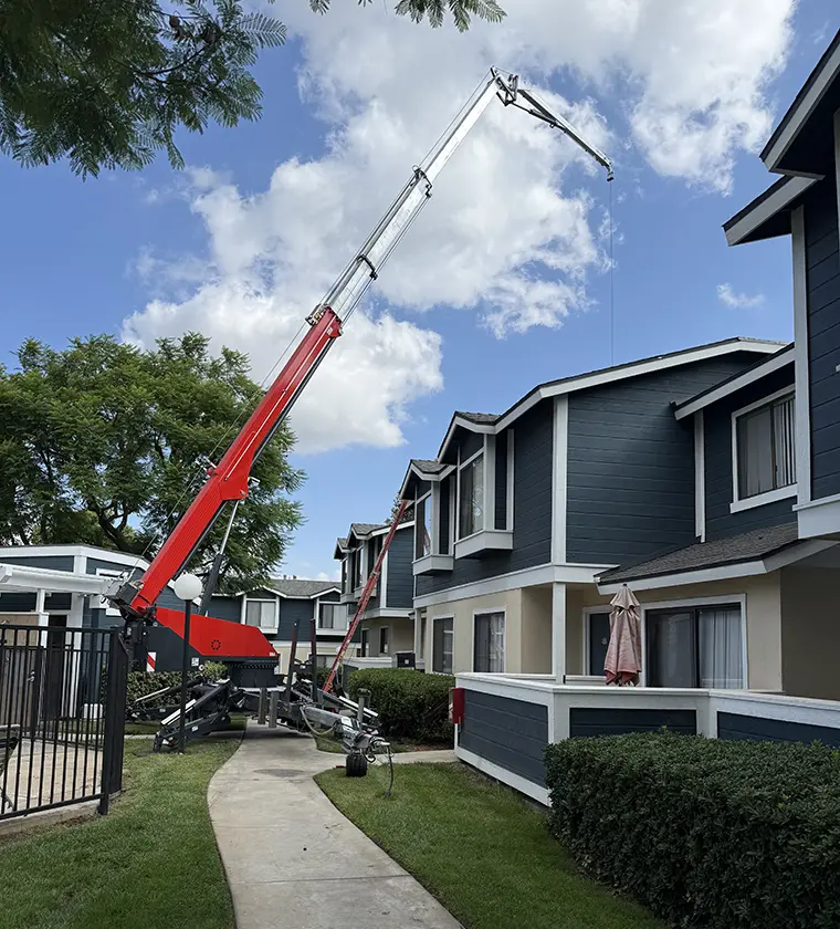 Experienced Mobile Crane Rental Services for HVAC Lift