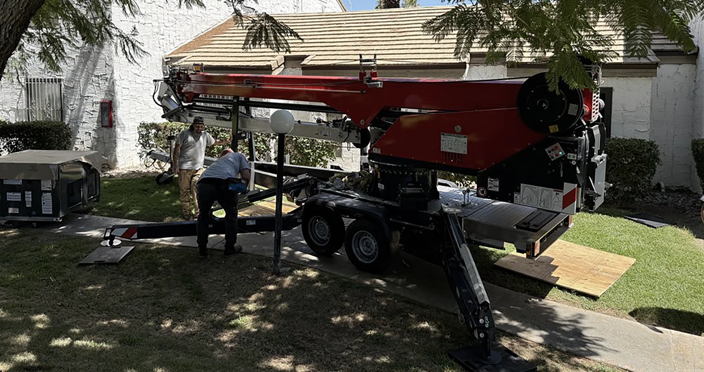 Crane Rental Services for Spa & Hot Tub Lifts in Corona