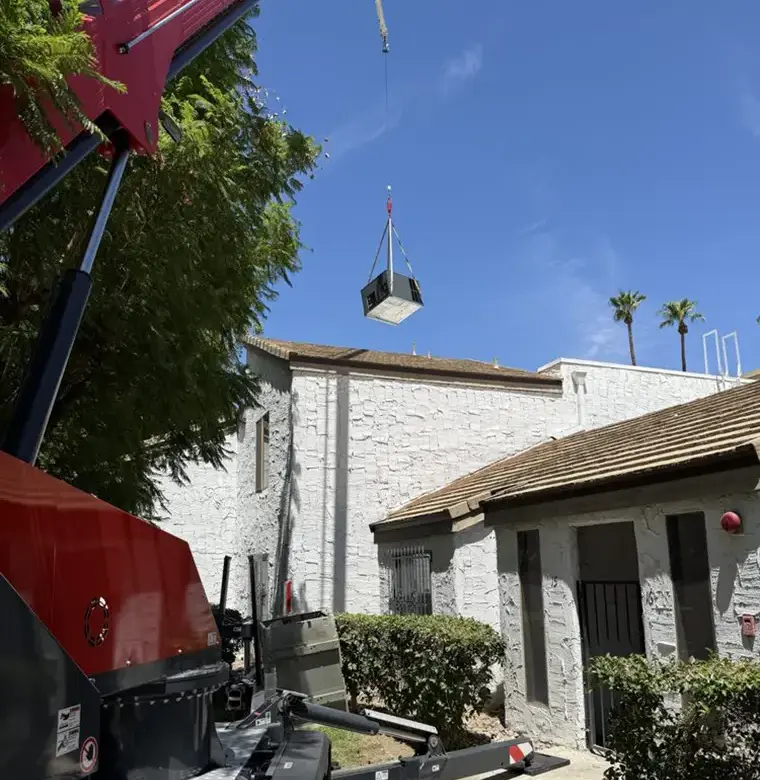 Specialty Trailer Cranes for Limited Access Lifts Ontario